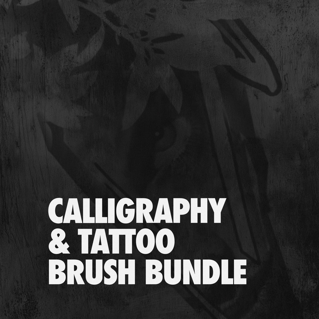 CALLIGRAPHY AND TATTOO BRUSH BUNDLE