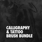 CALLIGRAPHY AND TATTOO BRUSH BUNDLE